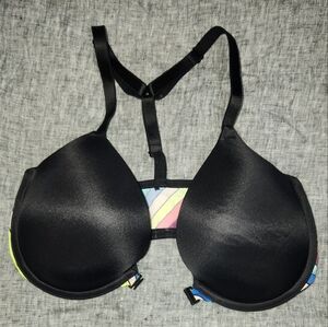 (2) Black Multi-Color and Gray Women's Bra